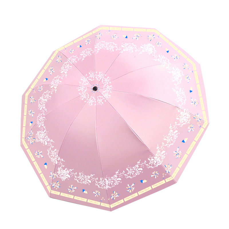 Ruoyu saulės skėtis su 10 plieno rėmų, UPF > 50, 190T audinys su vinilo danga, rankinis atidarymas uždarymas, sulankstomas