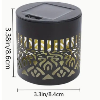 Ηλιακή τοίχικη λάμπα με σχέδιο μάνταλα-ηλίανθος για κήπο – LED, IP65, μοντέλο ZY-005, χρόνος φωτισμού 6–12 ώρες, ζωή 5000 ώρες