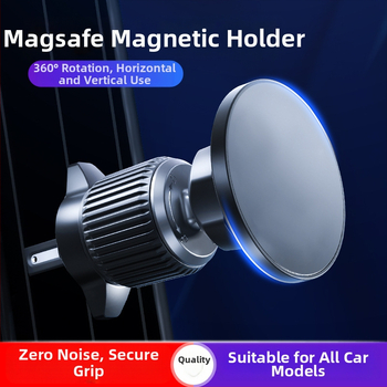 Loui držiak na telefón do auta s MagSafe magnetickou kompatibilitou, Snap-On montáž, uchytenie na ventilačný výduch, kompatibilný so všetkými značkami áut