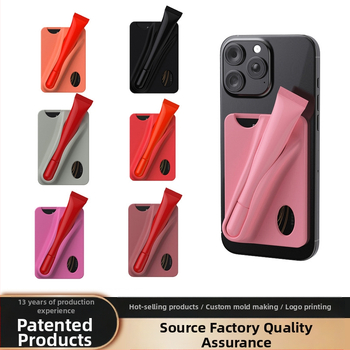 Θήκη για κραγιόν με θήκη για κάρτες και σιλικονούχο θήκη τηλεφώνου – φορητό, πολυλειτουργικό αξεσουάρ, Μοντέλο DX56899