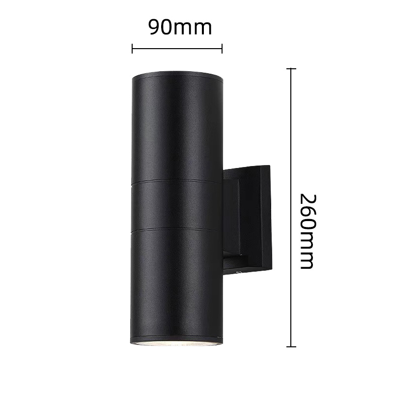 Lumină de perete exterior, 220V, 1200 lm, 2700–6500K, IP65, durată de viață 30.000 h