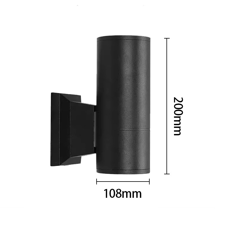 Lumină de perete exterior, 220V, 1200 lm, 2700–6500K, IP65, durată de viață 30.000 h