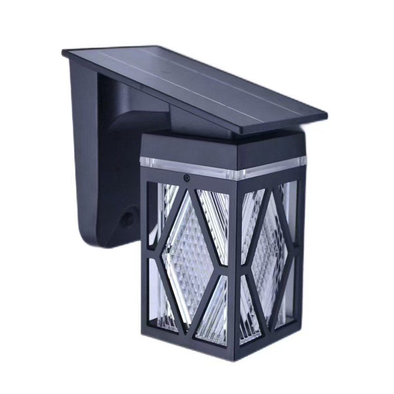 Solárna guľová vonkajšia nástenná lampa IP65, LED zdroj, 2,7W, 6V, prevádzka 6–12 hodín