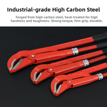 Set alata: kliješta za cijevi i ključ: okrugli ključ za cijevi, alat za instalaciju vodovoda, kliješta s orlovim kljunom