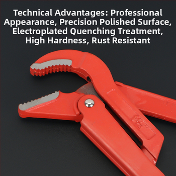 Set alata: kliješta za cijevi i ključ: okrugli ključ za cijevi, alat za instalaciju vodovoda, kliješta s orlovim kljunom