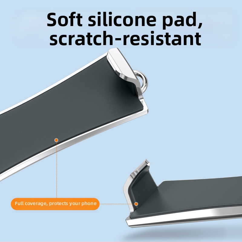 Lanyard na mobil s kovovým pásom, nastaviteľná kovová spona, elektroplatovaný povrch, unisex