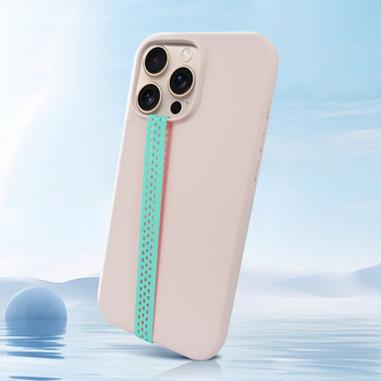 Силиконов ланярд за мобилен телефон със каишка за китката, инжекционно формована конструкция, метална катарама, печат на лого, персонализиран