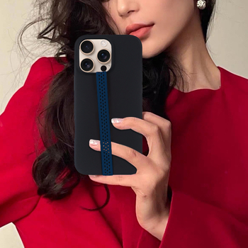 Силиконов ланярд за мобилен телефон със каишка за китката, инжекционно формована конструкция, метална катарама, печат на лого, персонализиран