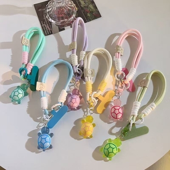 Ланярд за мобилен телефон с найлонов шнур и пластмасова катарама, унисекс, пластмасов материал