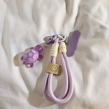 Ланярд за мобилен телефон с найлонов шнур и пластмасова катарама, унисекс, пластмасов материал