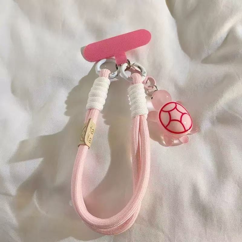 Ланярд за мобилен телефон с найлонов шнур и пластмасова катарама, унисекс, пластмасов материал