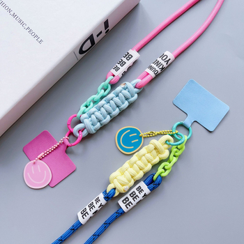 Мобилна презрамка за телефон, унисекс, полиестерен шнур, метална катарама