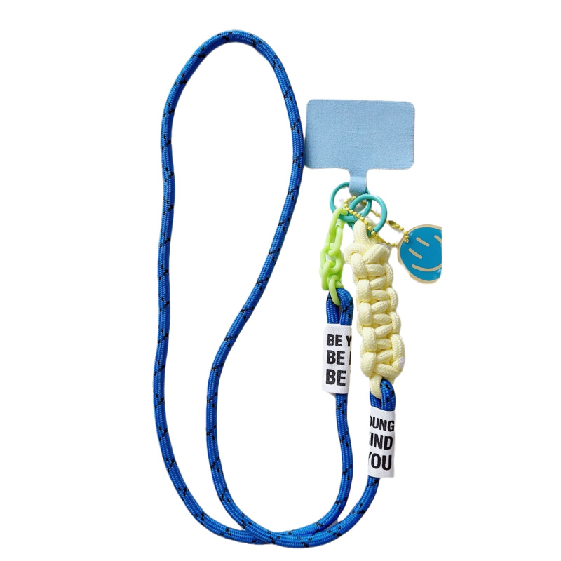 Мобилна презрамка за телефон, унисекс, полиестерен шнур, метална катарама