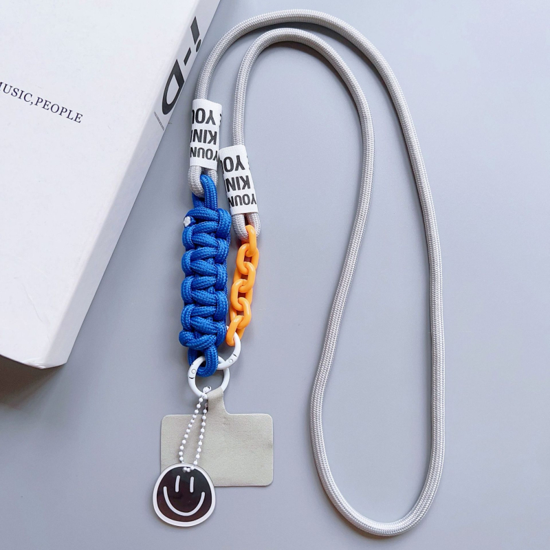 Мобилна презрамка за телефон, унисекс, полиестерен шнур, метална катарама