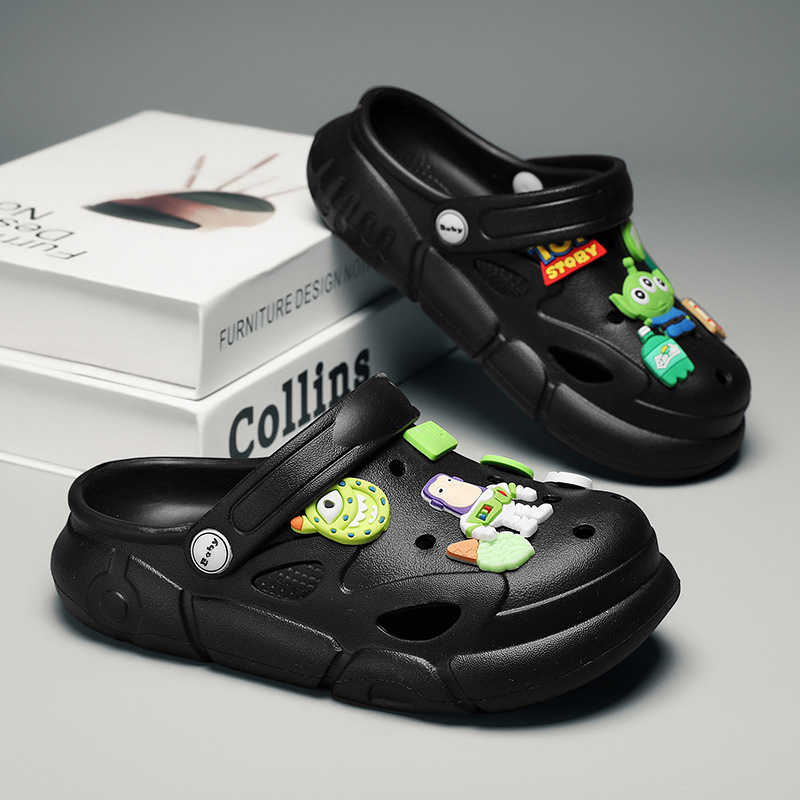 Baotou stil EVA sandale za djecu i tinejdžere, unisex, proljeće 2023
