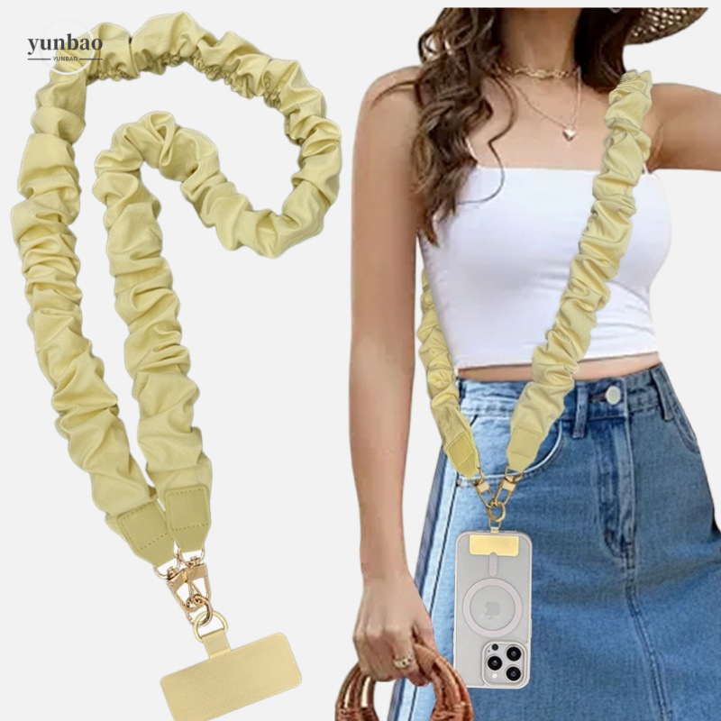 Prémiový lanyard na mobilný telefón v japonskom štýle, unisex, polyesterové lanko, kovová spona, tkanina s pocitom bavlny