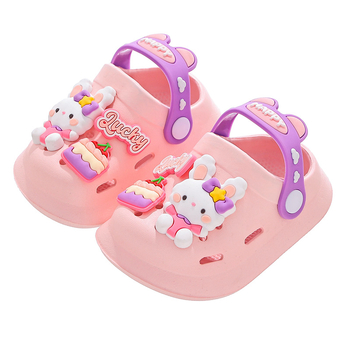 Παιδικά σανδάλια EVA σε στυλ Crocs για εσωτερική χρήση, unisex, Cartoon Paradise, αντιολισθητική σόλα