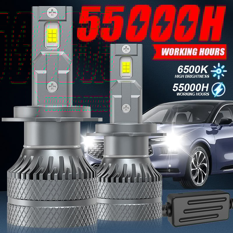 LED крушки за фарове H1/H4/H7/H11 – 12V, 35W, 5500LM, IP68, 50000 ч. живот