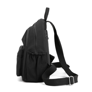 Mestský ruksak - street trend dizajn, nylon, polyesterová podšívka, zips otvorenie, vnútorná kapsa na zips