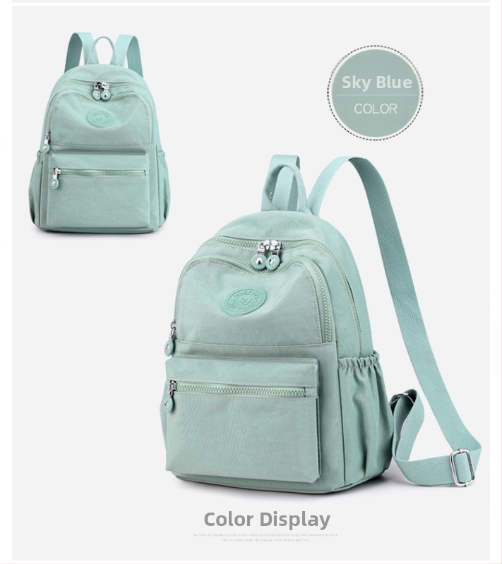 Mestský ruksak - street trend dizajn, nylon, polyesterová podšívka, zips otvorenie, vnútorná kapsa na zips
