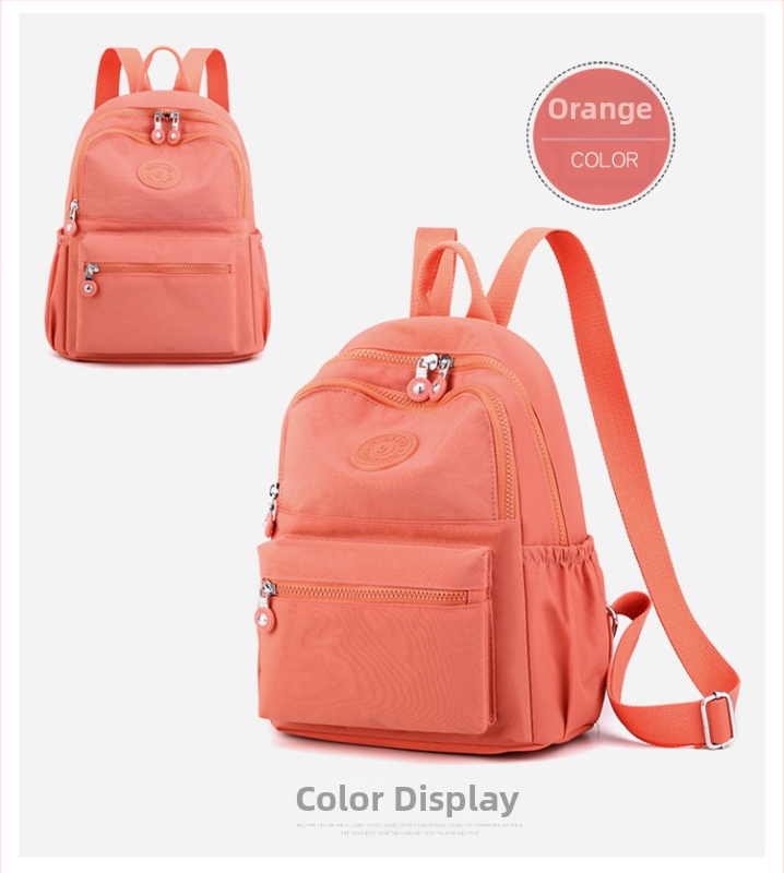 Mestský ruksak - street trend dizajn, nylon, polyesterová podšívka, zips otvorenie, vnútorná kapsa na zips