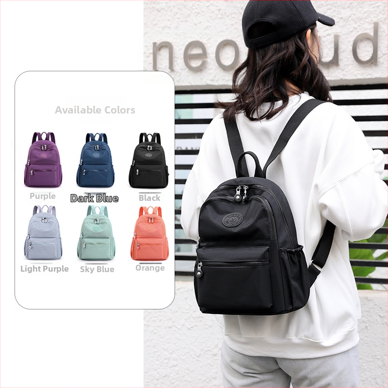 Mestský ruksak - street trend dizajn, nylon, polyesterová podšívka, zips otvorenie, vnútorná kapsa na zips