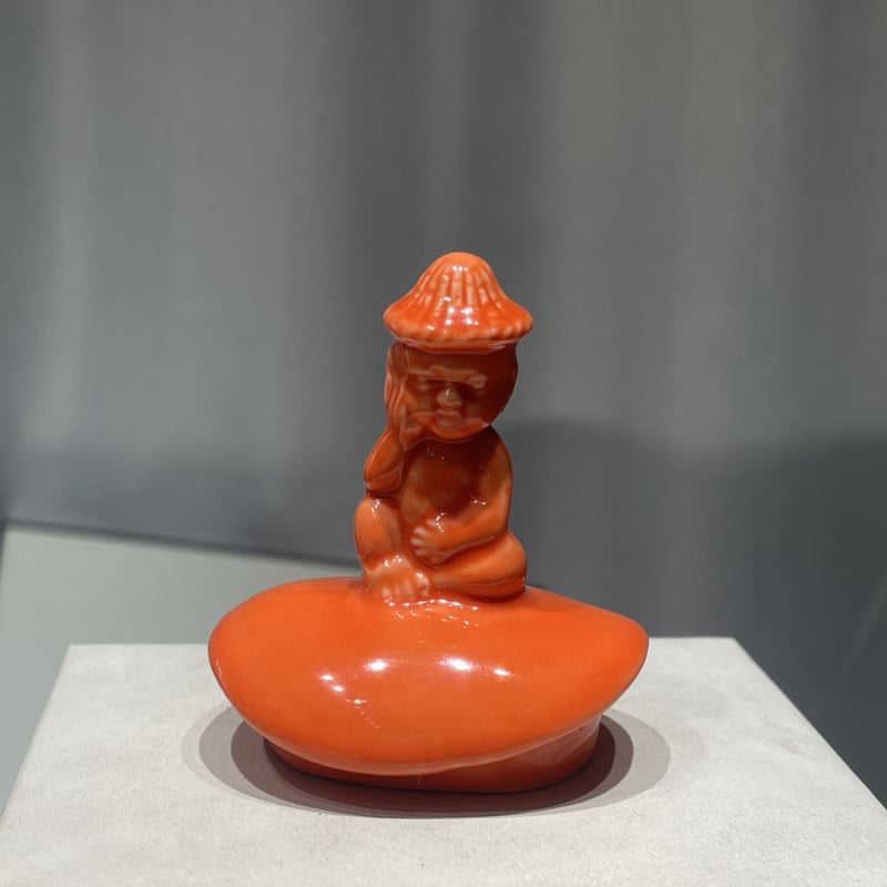 Keramický popolník tvaru kraba s viečkom, čajové zvieratko dekor pre kanceláriu a domov, čínske štýl