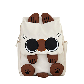 Σχολικό σακίδιο σε κορεατικό στυλ για μαθητές 3–6 τάξης, ελαφρύ και με μεγάλη χωρητικότητα, μοτίβο γάτας, 36–55 L, νάιλον, καμπυλωτοί ιμάντες
