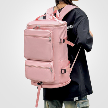 Uniszex utazótáska hátizsák, 20–35L, nylon anyag, vízálló és kopásálló, utcai stilus, nyár 2024