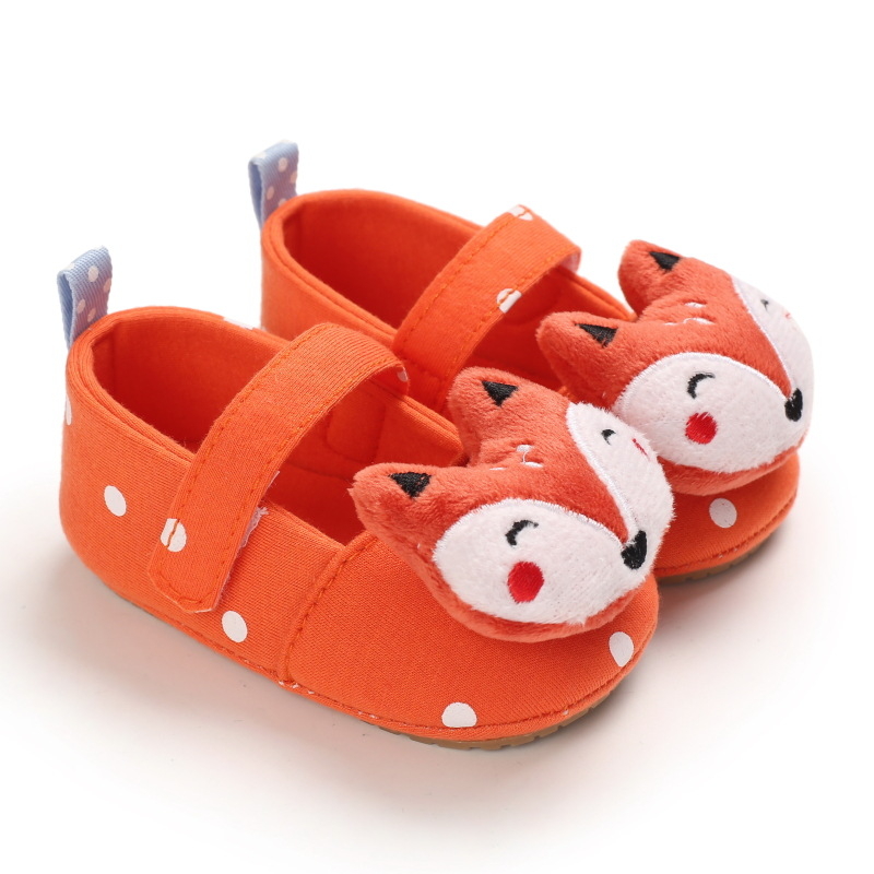 Kūdikių bateliai su animaciniu piešiniu dizainu – medvilninis viršus, minkšta gumos padukė, Velcro užsegimas, neslidus padas, 12–36 mėnesių amžiui