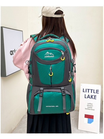 Σακίδιο πεζοπορίας, unisex, πολυεστέρας, καμπύλες ιμάνες ώμου, για υπαίθρια αθλήματα, στυλ χαλαρού ταξιδιού