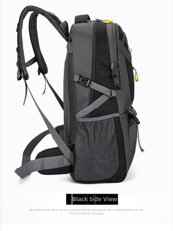 Σακίδιο πεζοπορίας, unisex, πολυεστέρας, καμπύλες ιμάνες ώμου, για υπαίθρια αθλήματα, στυλ χαλαρού ταξιδιού