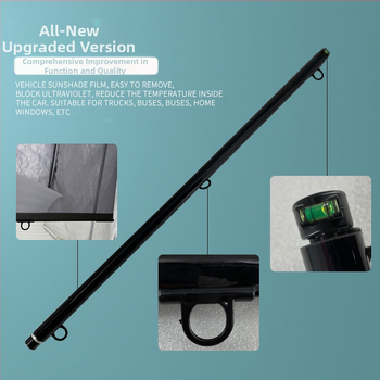 Επεκτεινόμενη μεμβράνη σκίασης παρμπρίζ με βεντούζες – για λεωφορεία, φορτηγά και τρίκυκλα (Μοντέλο 00004)