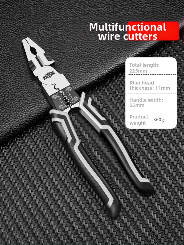 Заключващи клещи за електротехници, мултифункционални, индустриално качество, комплект