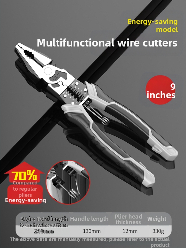 Заключващи клещи за електротехници, мултифункционални, индустриално качество, комплект