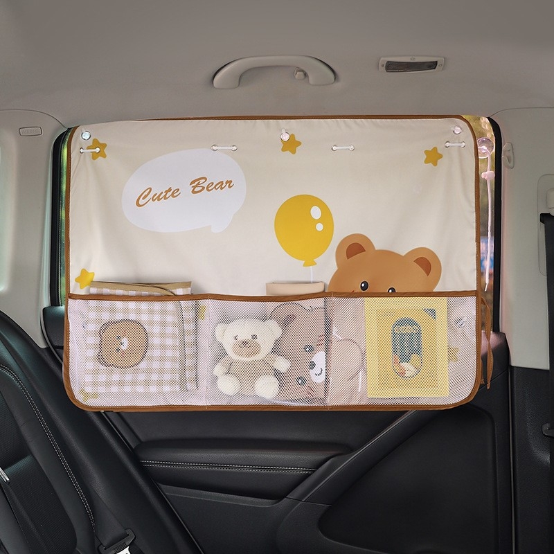 Κουρτίνα ηλιοπροστασίας αυτοκινήτου με αλουμινόφυλλο, απλή κρεμαστή κουρτίνα, συμβατή με Yu cen