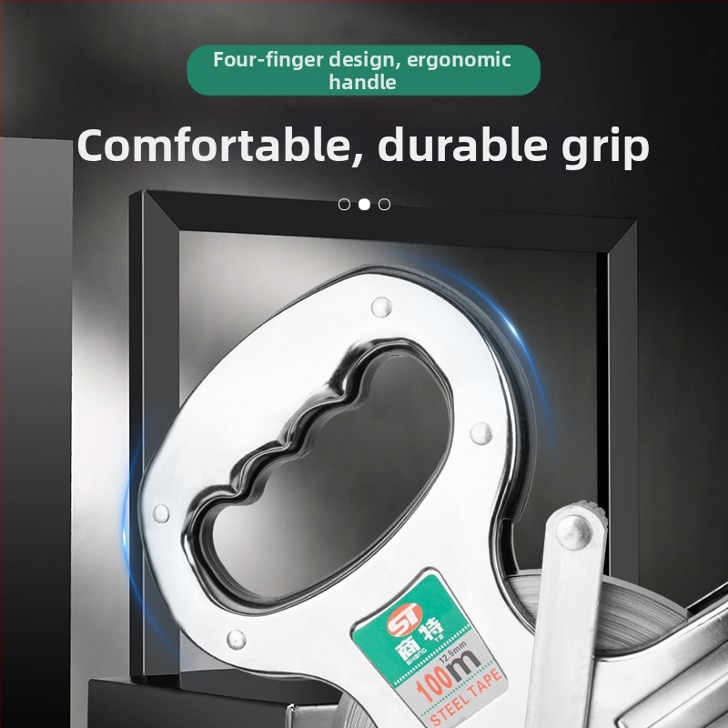 Merací pás s rámovou konštrukciou z nehrdzavejúcej ocele pre meranie na stavenisku, s pripojením na stojan