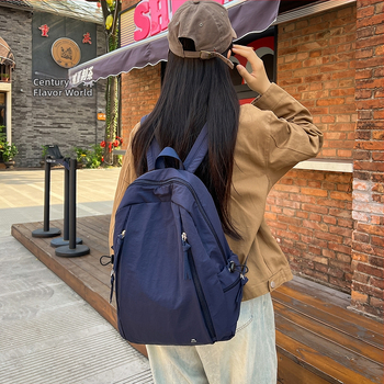 Harajuku-inspired σακίδιο με μεγάλη χωρητικότητα, νάιλον, αδιάβροχο, σύστημα προστασίας από κλοπή, καμπύλοι ιμάντες ώμου