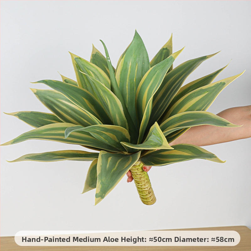 Dirbtinis agavų augalas – dekoratyvinis elementas lauko zonoms ir namų dekorui; Prekės ženklas Holy Beauty; Tipas: Simulation Agave; Panaudojimas: lauke, fotografijos rekvizitai, namų dekoras