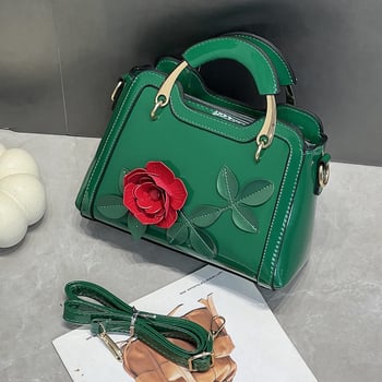 Ženska crossbody torbica za rame — Street fashion PU, horizontalni kvadratni oblik, zatvaranje zipom, laminirano unutarnje kućište