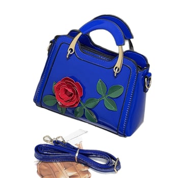 Ženska crossbody torbica za rame — Street fashion PU, horizontalni kvadratni oblik, zatvaranje zipom, laminirano unutarnje kućište