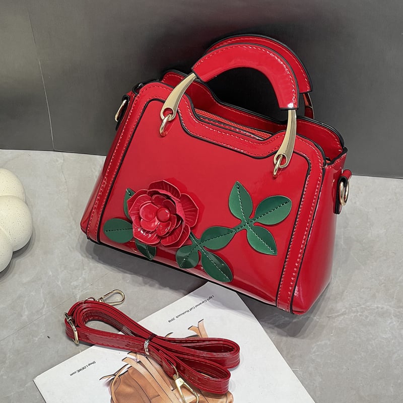 Ženska crossbody torbica za rame — Street fashion PU, horizontalni kvadratni oblik, zatvaranje zipom, laminirano unutarnje kućište