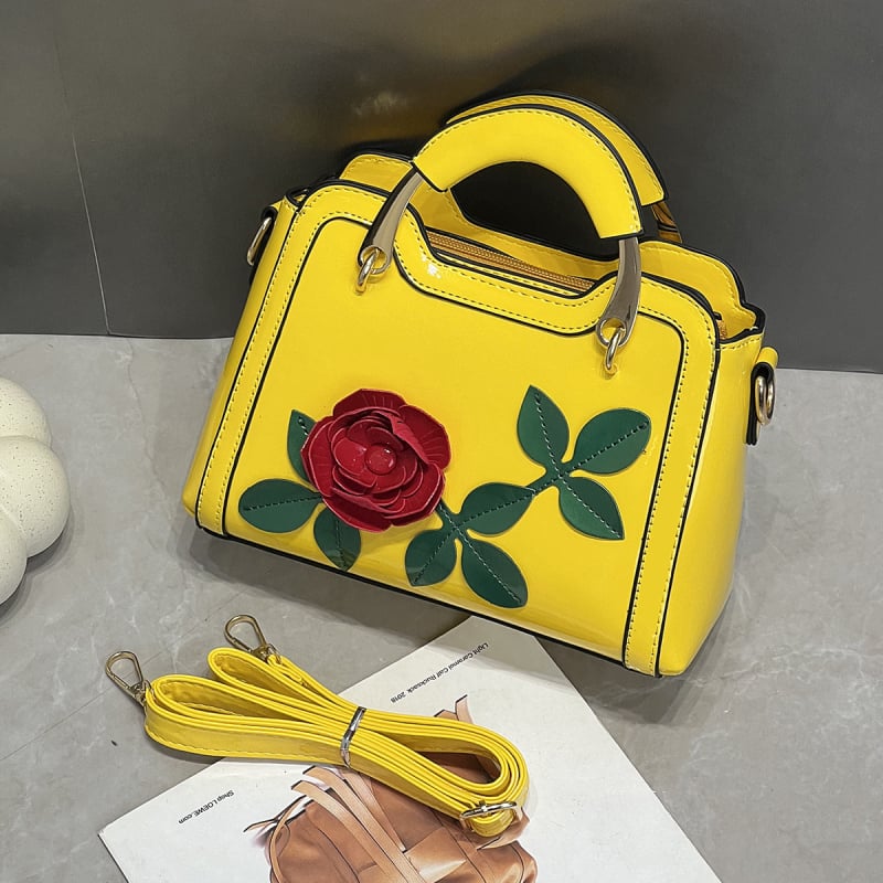 Ženska crossbody torbica za rame — Street fashion PU, horizontalni kvadratni oblik, zatvaranje zipom, laminirano unutarnje kućište