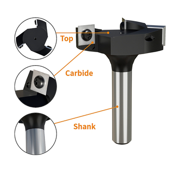 Φρέζα Τ-οπής για ξύλο, τριών ακμών σχεδίαση, από σκληρυμένο καρβίδιο