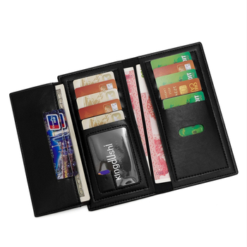 Мъжки портфейл - подаръчен комплект, многофункционален, с персонализирано лого, PVC, градски минималистичен стил, модел с букви, подплата от полиестер