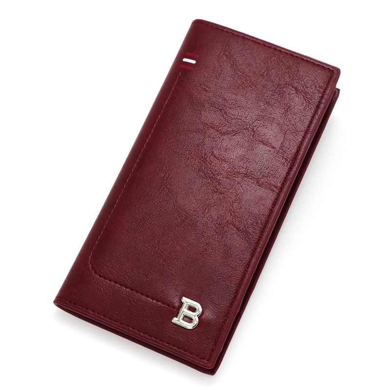 Мъжки портфейл - подаръчен комплект, многофункционален, с персонализирано лого, PVC, градски минималистичен стил, модел с букви, подплата от полиестер