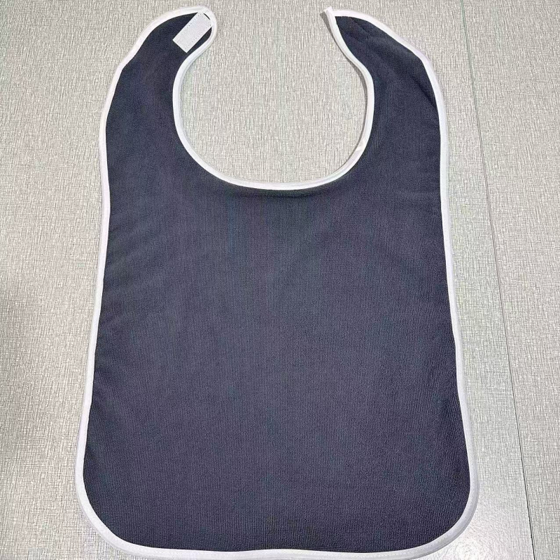 Детски лигавник за хранене, унисекс, антизамърсяващ, регулируем, полиестерен плат, едноцветен