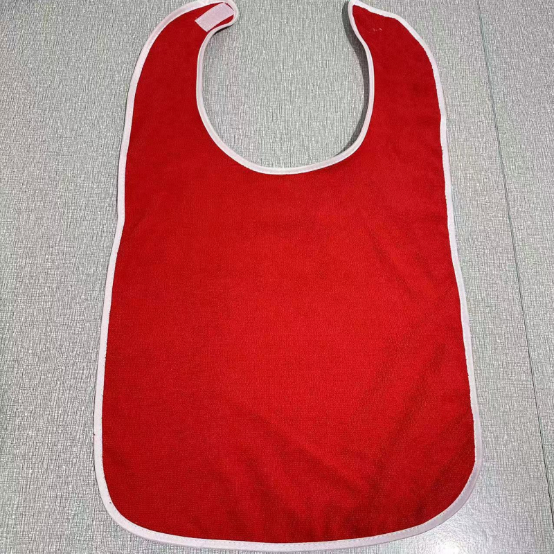 Детски лигавник за хранене, унисекс, антизамърсяващ, регулируем, полиестерен плат, едноцветен