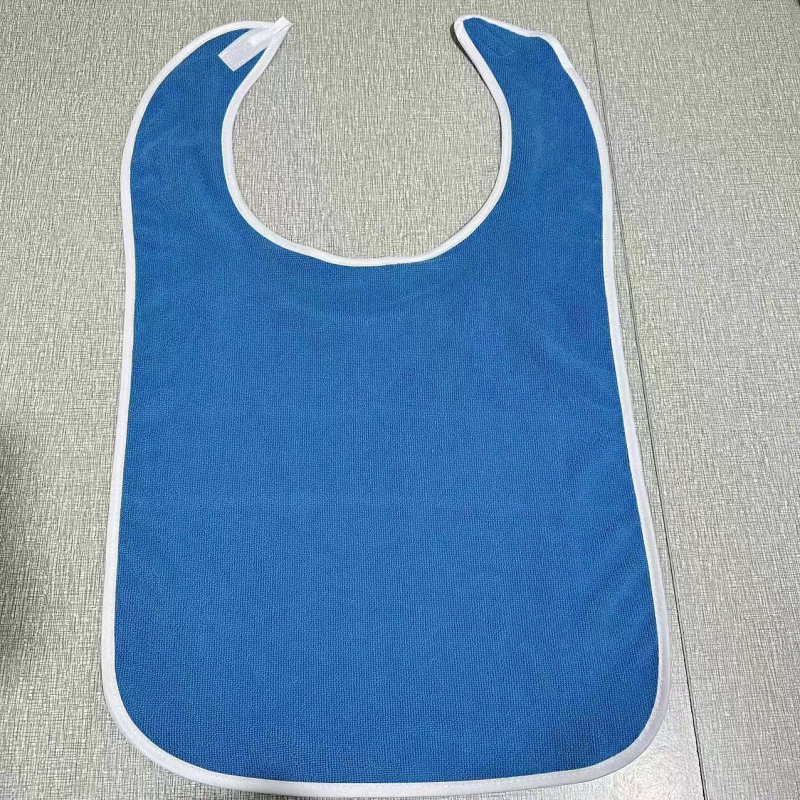 Детски лигавник за хранене, унисекс, антизамърсяващ, регулируем, полиестерен плат, едноцветен