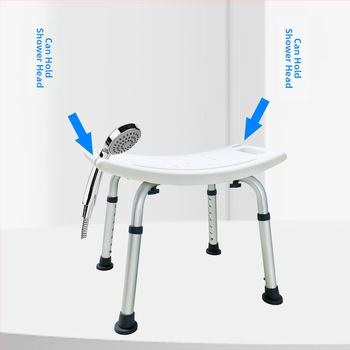 Senjorų vonios kėdė, pasukama, neslidžia, iš aliuminio lydinio, dušo kėdė, ne sulankstoma